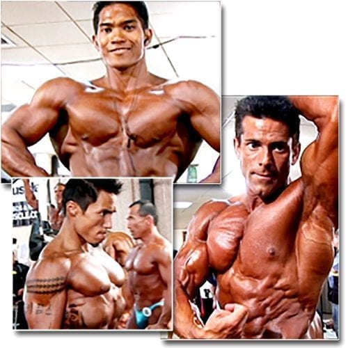 2008 NPC USA Bodybuilding Championships Men's Pump Room Part 1