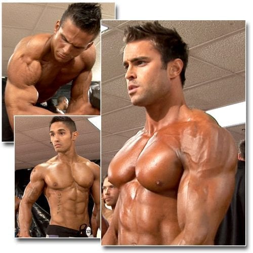 2012 NPC Junior Nationals Men's Physique Pump Room Part 1