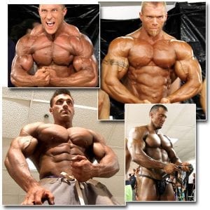 2013 NPC Juniors Nationals Men’s Bodybuilding Pump Room Part 2 collage