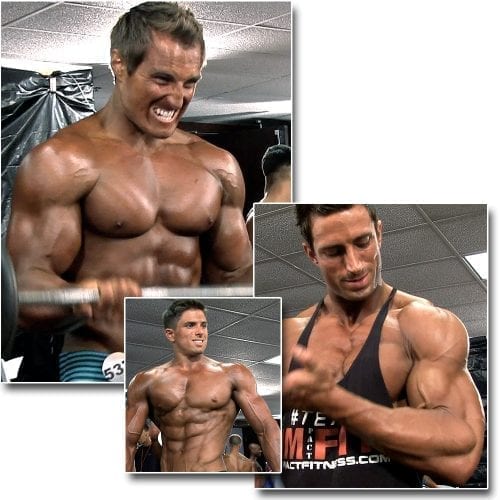 2014 NPC Junior Nationals Men's Physique Pump Room Part 1