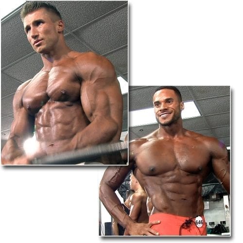 2014 NPC Junior Nationals Men's Physique Pump Room Part 2