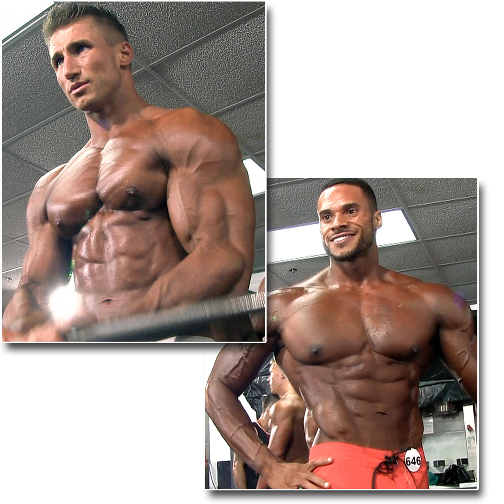 2014 NPC Junior Nationals Men's Physique Pump Room Part 2