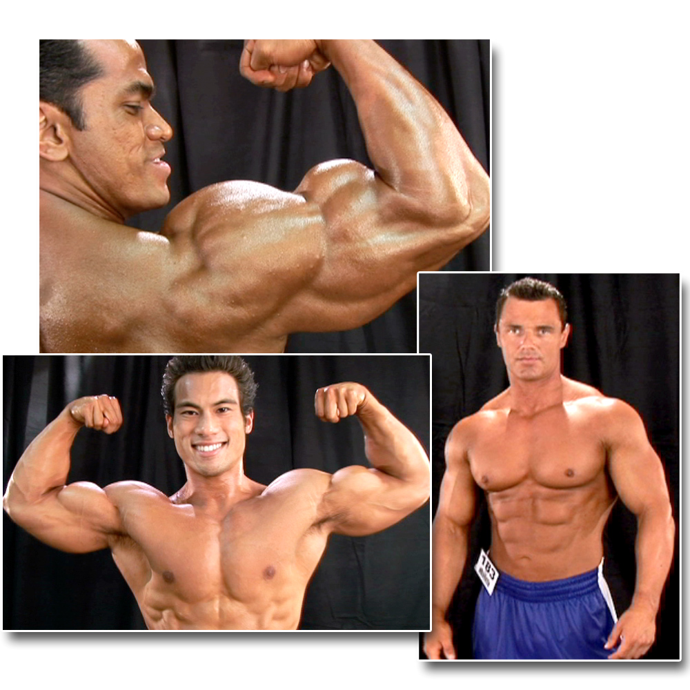 2007 Musclemania Superbody Championships Men's Backstage Posing Part 1