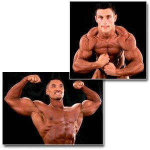 2007 NPC National Bodybuilding Championships Men’s Backstage Posing Part 1 collage