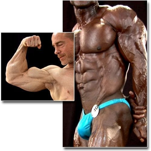 2011 NPC Masters Nationals Men's Backstage Posing Part 2 (Over 40 BW-MW)