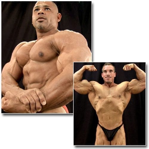 2011 NPC Masters Nationals Men's Backstage Posing Part 3 (Over 40 LH-SH)