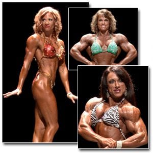 2013 NPC National Championships Women’s Bodybuilding & Physique Finals collage