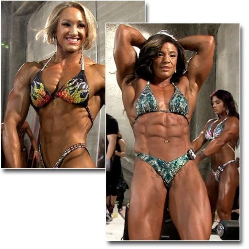 2015 NPC National Championships Women's Physique Pump Room