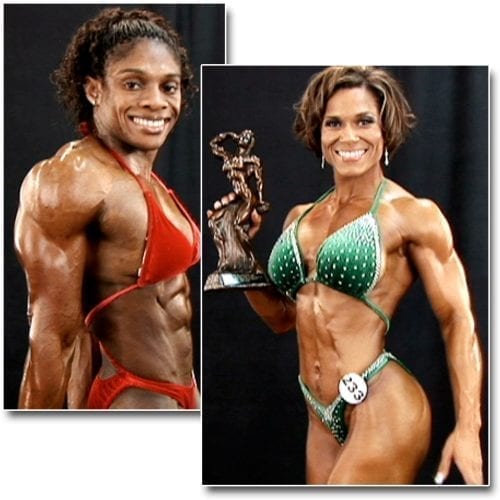 2009 NPC USA Championships Women's Bodybuilding Backstage Posing Part 1