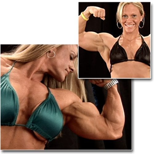 2009 NPC National Bodybuilding Championships Women's Backstage Posing Part 2