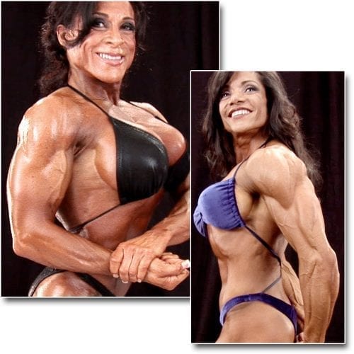 2010 NPC National Championships Women's Bodybuilding Backstage Posing Part 1