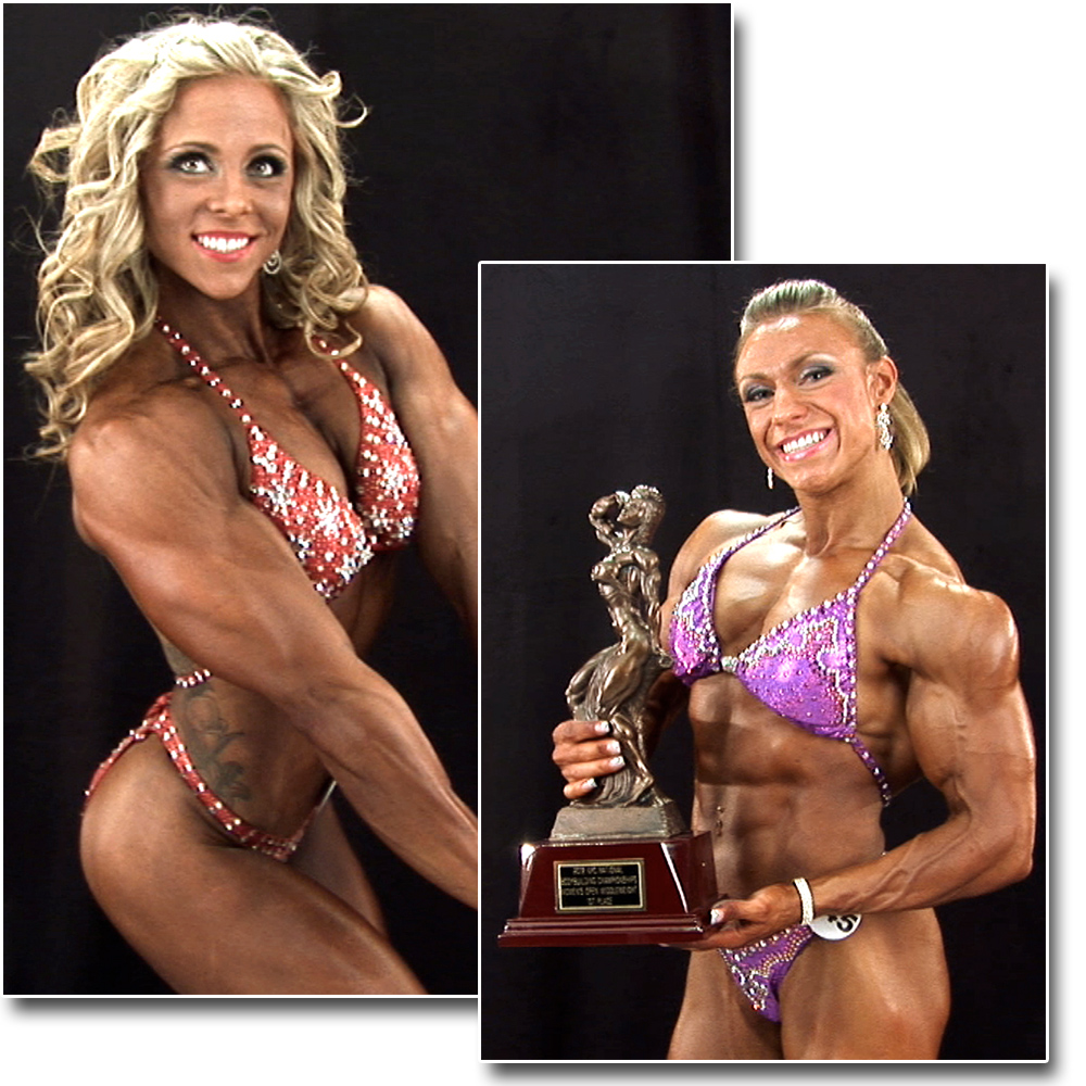 2012 NPC Nationals Women's Bodybuilding & Physique Backstage Posing Part 1